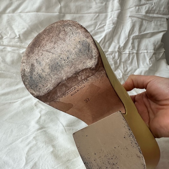 Bottega Veneta Stack Wedge Mules - Picture 2 of 3